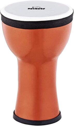Kids' Djembe, 100% Synthetic Pre-Tuned, Compact Size-NOT Made in China-Blue Berry Finish, for Classroom Music or Playing at Home, 2-Year Warranty (NINO-EMDJ-BB) in Saudi Arabia