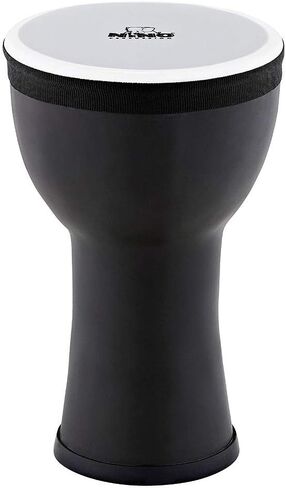 Kids' Djembe, 100% Synthetic Pre-Tuned, Compact Size-NOT Made in China-Blue Berry Finish, for Classroom Music or Playing at Home, 2-Year Warranty (NINO-EMDJ-BB) in Saudi Arabia