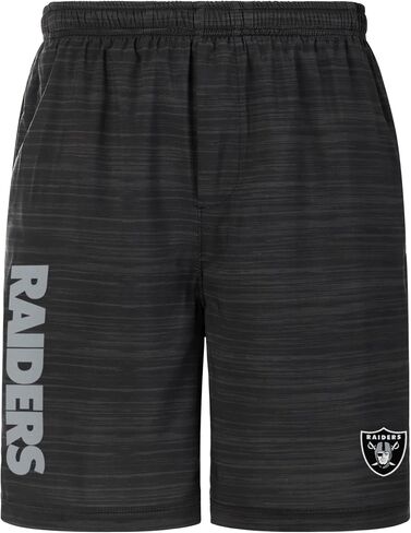 FOCO Men's NFL Team Logo 2 in 1 Athletic Gym Workout Performance Shorts with Lining in Saudi Arabia