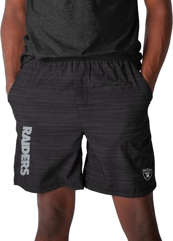 FOCO Men's NFL Team Logo 2 in 1 Athletic Gym Workout Performance Shorts with Lining in Saudi Arabia