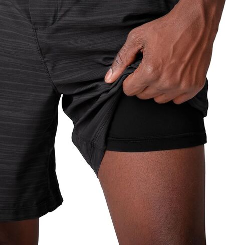 FOCO Men's NFL Team Logo 2 in 1 Athletic Gym Workout Performance Shorts with Lining in Saudi Arabia