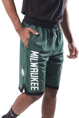 Ultra Game NBA Men's Players Active Soft Workout Basketball Training Shorts - Multiple Players Available in Saudi Arabia