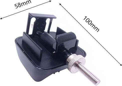 1Pcs Drum Stick Clip Holder Attaches to Bass Drum Hoop Rim Mount (Black) in Saudi Arabia