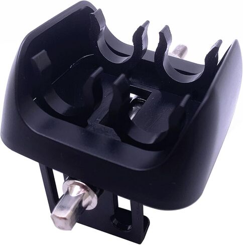 1Pcs Drum Stick Clip Holder Attaches to Bass Drum Hoop Rim Mount (Black) in Saudi Arabia