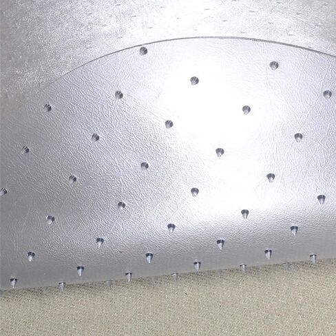 سجادة كرسي مكتب مستطيلة شفافة مقاس 45 بوصة × 60 بوصة من Evolve Modern Shape للسجاد ذو الوبر المنخفض، صُنعت في الولايات المتحدة الأمريكية بواسطة Dimex، خالية من الفثالات (C5E6003G) in Kuwait