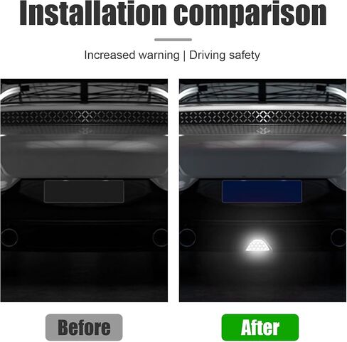 Car F1 Style Brake Light, DRL Fog Rear Tail Third Brake Light, Waterproof Triangle Warning Flash Lamp with 12 LED, Universal Car Accessories for Motorcycles Trucks Safety Stop (Blue) in Saudi Arabia