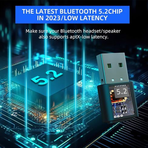 Smof USB Bluetooth Audio Adapter for Connecting Headphones to PS5, PS4, Switch, PC. aptX Low Latency Wireless Audio Dongle Support, No Driver Installation Required,Not for Keyboard or Mouse in Saudi Arabia