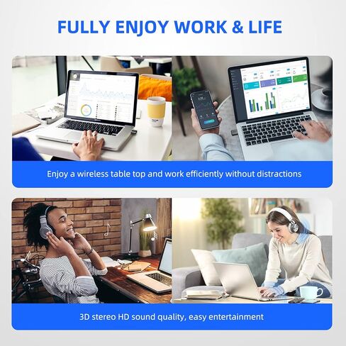 Smof USB Bluetooth Audio Adapter for Connecting Headphones to PS5, PS4, Switch, PC. aptX Low Latency Wireless Audio Dongle Support, No Driver Installation Required,Not for Keyboard or Mouse in Saudi Arabia