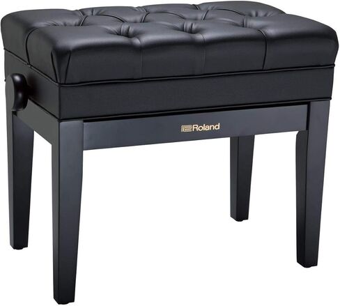 Roland RPB-300 Piano Keyboard Bench, Adjustable Height 18.9-22.8-Inch, Satin Black in Saudi Arabia