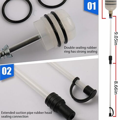 500CC Fluid Extractor, Car Brake Fluid Oil Change Tool, Manual Suction Vacuum Fuel Transfer, Oil Fluid Extractor Syringe Pump Tool, Hydraulic Brake Fluid Extraction and Filling Pump in Saudi Arabia