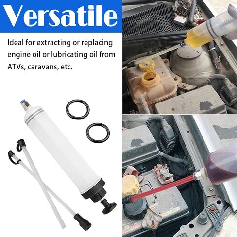 500CC Fluid Extractor, Car Brake Fluid Oil Change Tool, Manual Suction Vacuum Fuel Transfer, Oil Fluid Extractor Syringe Pump Tool, Hydraulic Brake Fluid Extraction and Filling Pump in Saudi Arabia