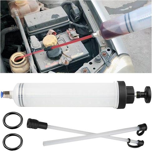 500CC Fluid Extractor, Car Brake Fluid Oil Change Tool, Manual Suction Vacuum Fuel Transfer, Oil Fluid Extractor Syringe Pump Tool, Hydraulic Brake Fluid Extraction and Filling Pump in Saudi Arabia
