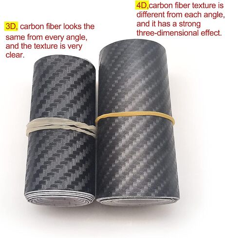 Door Sill Protector Universal 4D Carbon Fiber Scuff Protective Door Threshold Guard Vinyl Sticker 4PCS in Saudi Arabia