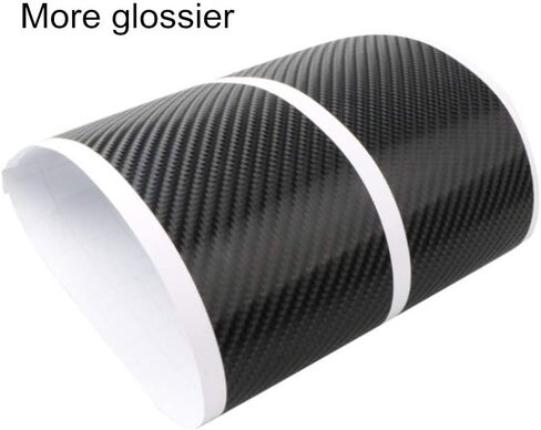 Door Sill Protector Universal 4D Carbon Fiber Scuff Protective Door Threshold Guard Vinyl Sticker 4PCS in Saudi Arabia