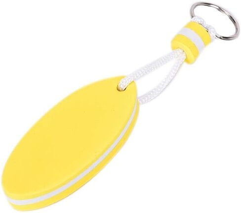 6 Pcs Foam Floating Keychain Oval Float Key Ring Key Float Foam Keychain for Boating,Fishing,Sailing and Outdoor Sports in Kuwait