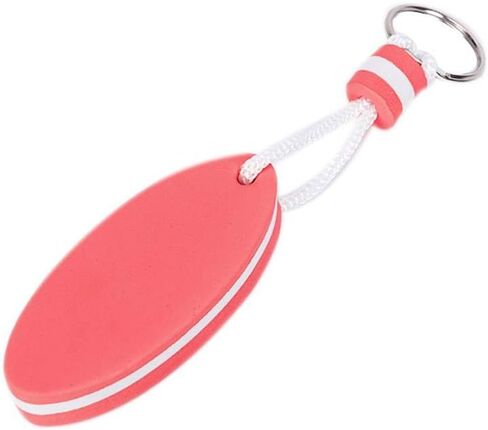 6 Pcs Foam Floating Keychain Oval Float Key Ring Key Float Foam Keychain for Boating,Fishing,Sailing and Outdoor Sports in Kuwait
