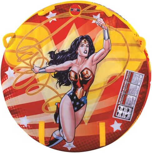 Wow Sports DC Comics Superman Towable, Soft Top Deck Tube, Towable Water Tube for 1-3 Riders in Saudi Arabia