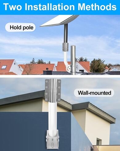 مجموعة ستارلينك للإنترنت عبر الأقمار الصناعية - مثالية للتركيب على السقف والعمود والجدار J، متوافقة مع طبق مستطيل V2، حل تركيب متعدد الاستخدامات (دعامة فقط) in Kuwait