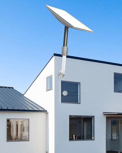 مجموعة ستارلينك للإنترنت عبر الأقمار الصناعية - مثالية للتركيب على السقف والعمود والجدار J، متوافقة مع طبق مستطيل V2، حل تركيب متعدد الاستخدامات (دعامة فقط) in Kuwait