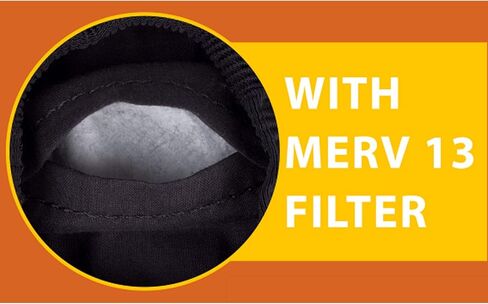 غطاء جرس أداة بروتيك مع فلتر MERV 13، مقاس 9-11 بوصة (229-279 مم) قطر. مثالي للباريتون، وباس ترومبون، وميلوفون (موديل A364) in Saudi Arabia