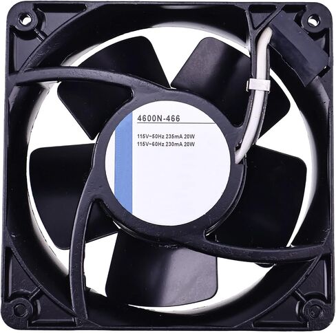 مروحة تبريد AIVWUMOT 115V-AC 20W 230-235MA 50/60HZ 106CFM 30 dB 4600N-466 متوافقة مع Ebmpapst D534805 in Saudi Arabia