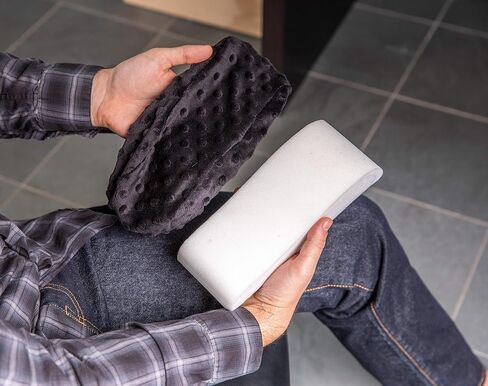 Chair Armrest Pad - Comfy, Foam Armrest Pads for Office Chair with Soft Massage Dimples - Alleviate Pain and Stress in Elbows and Forearms - Elevated Design - Pressure Relief - 2 Pads in Saudi Arabia