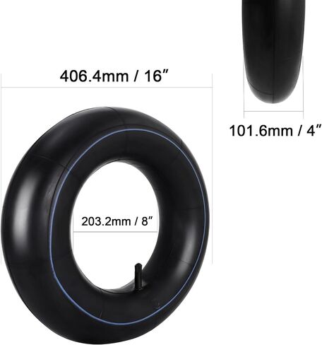 4.80/4.00-8 Inner Tubes,480/400-8 Tire Tube For Mini Bike,Wheelbarrows,Lawn Mowers,Go Kart,Hand Trucks,Trailers,Heavy Duty Innertube With TR87 Bent Valve Stem 2-Pack in Saudi Arabia