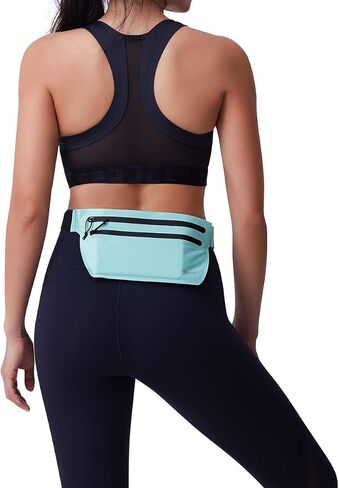 PaceArm Running Fanny Pack Slim Running Belt, Bounce Free Water Resistant Running Pouch, Adjustable Runners Belt for All Phones iPhone/Android, Running Waist Pack for Gym Workouts Travel Money Belt in Saudi Arabia