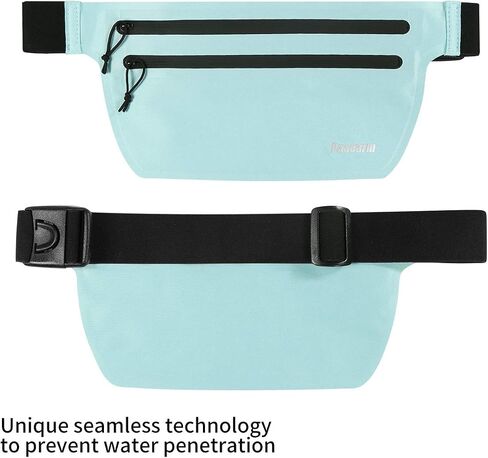 PaceArm Running Fanny Pack Slim Running Belt, Bounce Free Water Resistant Running Pouch, Adjustable Runners Belt for All Phones iPhone/Android, Running Waist Pack for Gym Workouts Travel Money Belt in Saudi Arabia