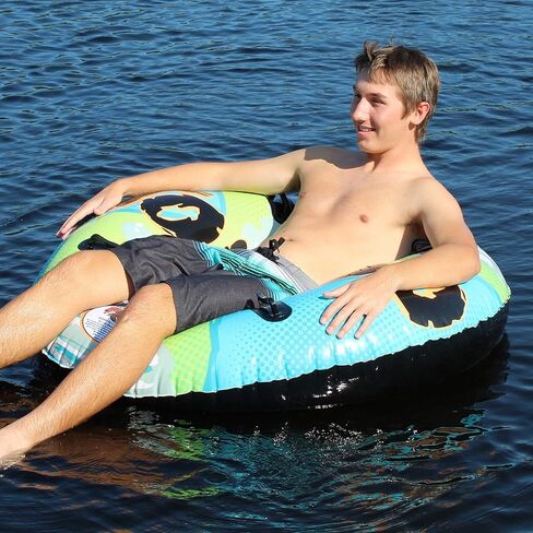 Flexible Flyer Tornado 2-Person Snow Tube. Round Inflatable Double Sled for SNO Sledding in Kuwait