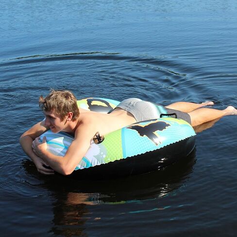 Flexible Flyer Tornado 2-Person Snow Tube. Round Inflatable Double Sled for SNO Sledding in Kuwait