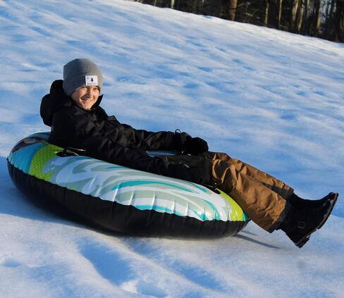 Flexible Flyer Tornado 2-Person Snow Tube. Round Inflatable Double Sled for SNO Sledding in Kuwait