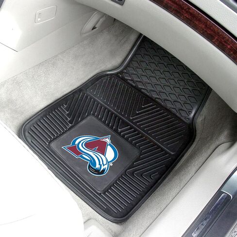 FANMATS 10969 Colorado Avalanche Heavy Duty Vinyl Cargo Mat 31"x31", All Weather Trunk Mat, Trunk Protection in Saudi Arabia