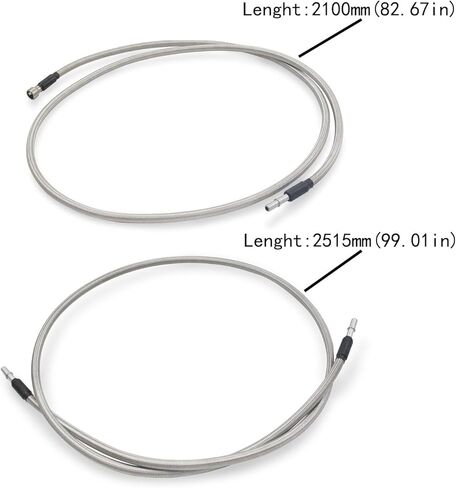 مجموعة خط الوقود Chevy 819-846 مع خرطوم مجدول من الفولاذ المقاوم للصدأ وPtfe مناسب لموديلات GMC 1500/2500/3500 2004-2010 in Kuwait