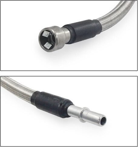 مجموعة خط الوقود Chevy 819-846 مع خرطوم مجدول من الفولاذ المقاوم للصدأ وPtfe مناسب لموديلات GMC 1500/2500/3500 2004-2010 in Kuwait