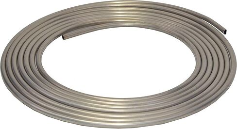 A-Team Performance - 3003-Grade Aluminum Coiled Tubing Fuel Line Tube, 3/8 Inch, Diameter 25-Feet Roll.035-inch Wall Thickness. - Compatible with Larger Tube Diameter in Saudi Arabia