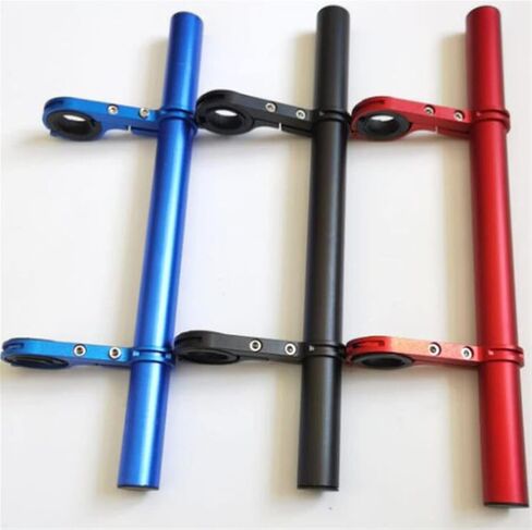 ESUPPORT Bike Handlebar Extender Extension Longer Aluminum Alloy Double Bracket for Holding Bicycle Speedometer GPS Phone Mount Holder in Saudi Arabia