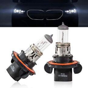 gunhunt 2 PCS H11 Car High Low Beam LED Bulb, 12V 55W 1200LM High-definition Transparent Shock-resistant Quartz Glass Fog Lamp, Replacement Repair Parts, Suitable for Most Cars, SUVs (White)