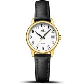 LN LENQIN Ladies Watches Analog Quartz Womens Watches Waterproof Watches for Women Women's Wrist Watches with Leather Strap Women's Easy Reader Watch
