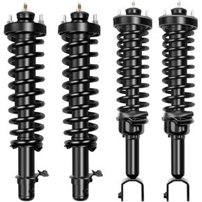 SCITOO Complete Strut Shock Coil Spring Assembly fit 1992-1995 for Honda Civic (Front and Rear Pair)