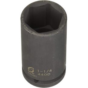 SUNEX TOOLS 440D 3/4" Drive Deep 6 Point Impact Socket 1-1/4"
