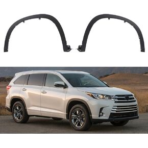 Front Wheel Molding Trim Fit for Highlander 2014 2015 2016 2017 2018 2019 Replace for 750850E010 750860E010
