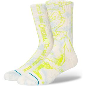 Stance Merry Grinchmas Crew Socks (Offwhite)