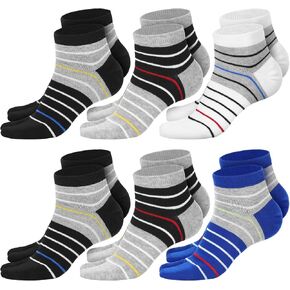 6 Pairs Men's Tabi Socks Cotton Flip Flop Socks Split Toe Socks for Men Athletic Wicking