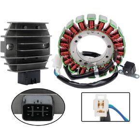 ECCPP Magneto Coil Stator & Voltage Rectifier Fit for 1999-2002 for YAMAHA V Star 1100