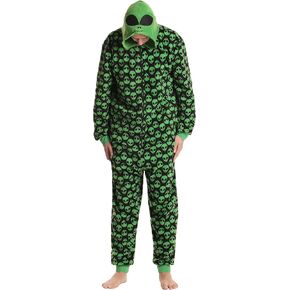 Just Love Men's Adult Onesie Mens Pajamas 6943-L Green