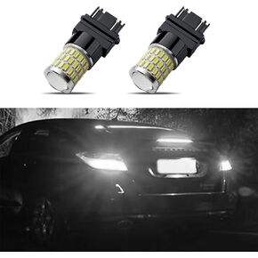 2Pcs 3157 LED Bulbs, 3056 3156 3057 4157 LED Replacement Bulbs, Super Bright LED Turn Signal Bulbs for Front Rear Turn Signal Light Blinker Parking Side Marker Brake Lights (Amber Yellow)