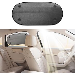 ASUBHA Car Window Shades, Car Window Shade for Baby, Universal Car Rear Window Sunshade with Suction Cup, Car Accessories Back Window Sun Shades for Car,UV Rays Protection Rear Window Shade