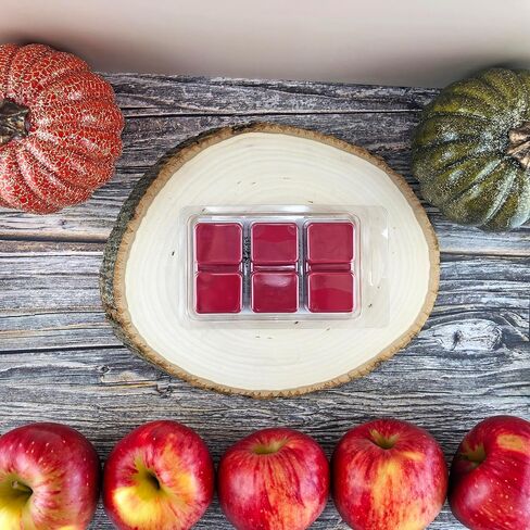 Thanksgiving Wax Melts Soy Blend Fall Wax Melts Wax Cubes Strong Scent Melt - Orange Cranberry Wax Melts Fall Scents, Fall Scented Wax Melts, Food Wax Melts (6 Cubes, 2.2 oz - Orange Cranberry Spice) in Kuwait