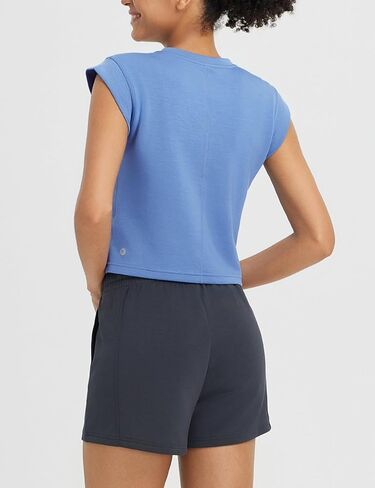 BALEAF Women's Workout Crop Tank Tops Modal Soft Sleeveless Athletic Yoga Running Gym Lounge Shirts Loose Fit in Saudi Arabia